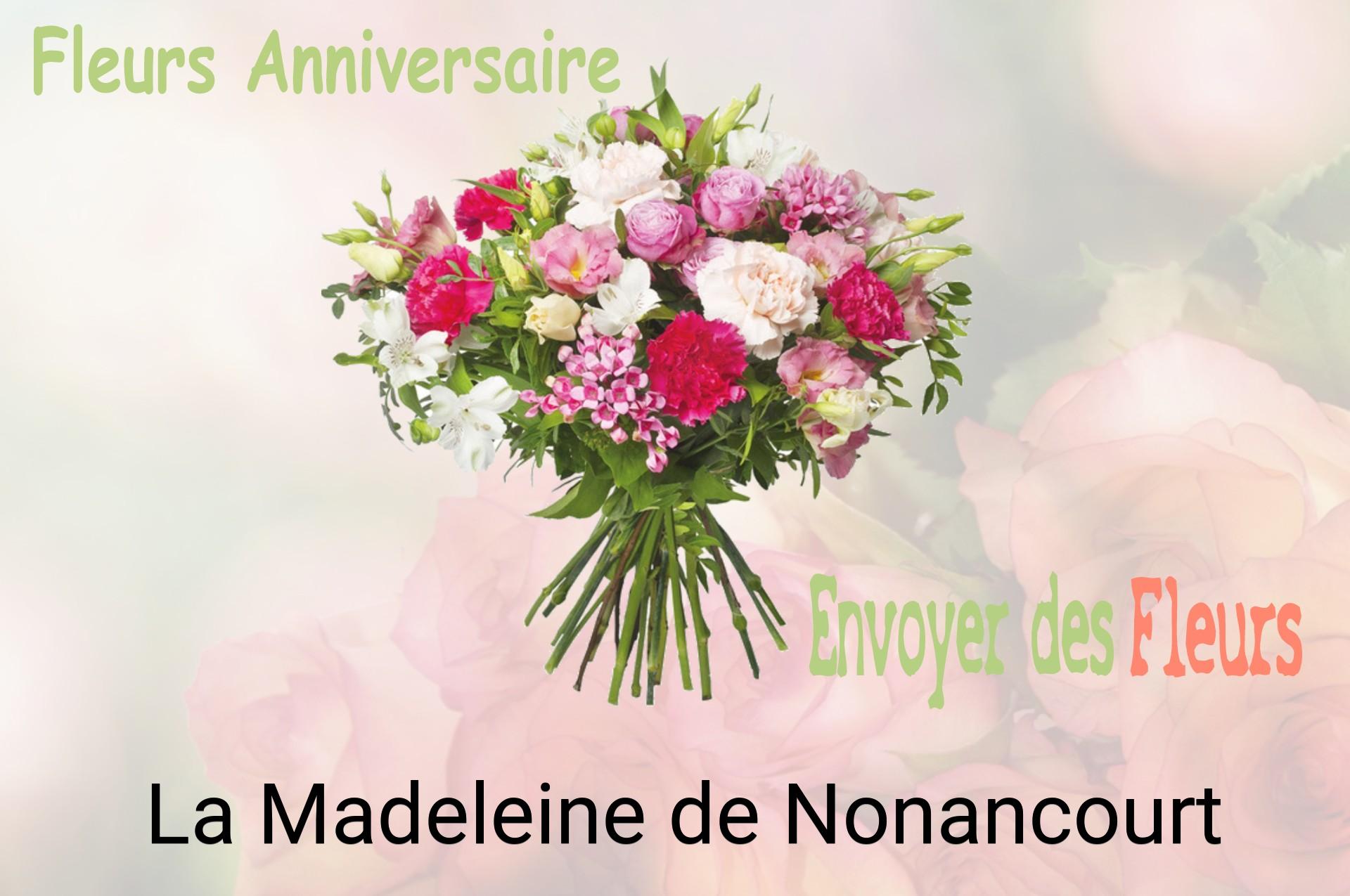 Bouquet de fleurs d’anniversaire livré à La Madeleine-de-Nonancourt