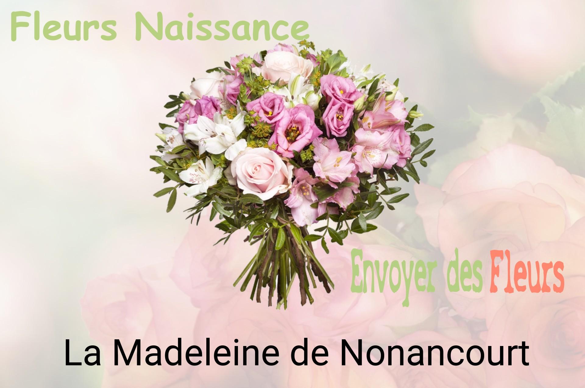 Bouquet de fleurs de naissance livré à La Madeleine-de-Nonancourt